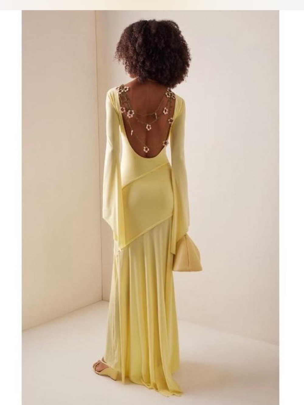 Stunning Siedres Alin Yellow Maxi Dress
